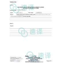将图片加载到图库查看器,加拿大 ATIA 认证驾照翻译